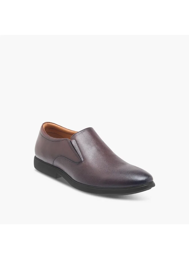 DUCHINI Men's Solid Slip-On Loafers