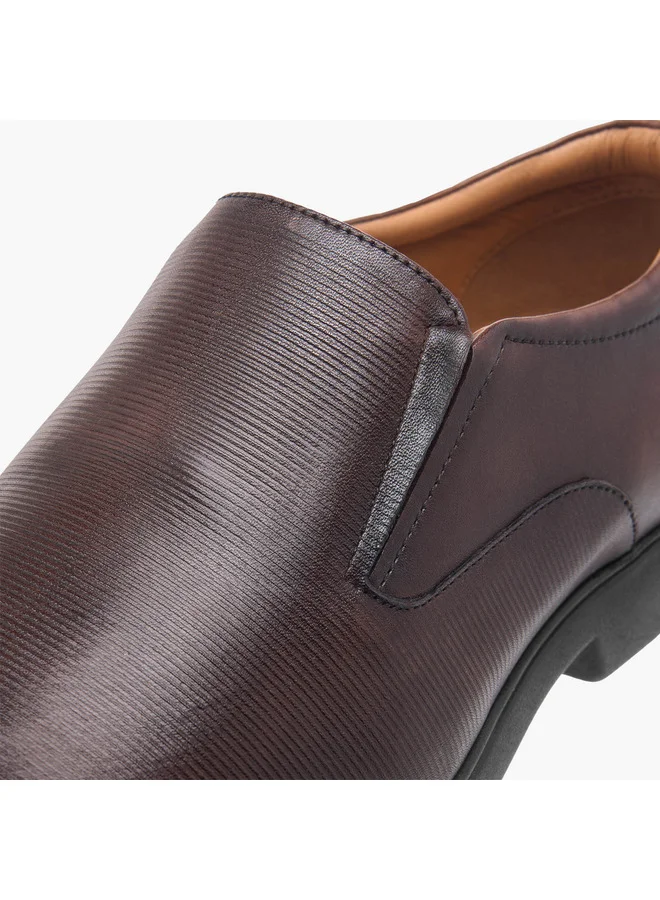 DUCHINI Men's Solid Slip-On Loafers