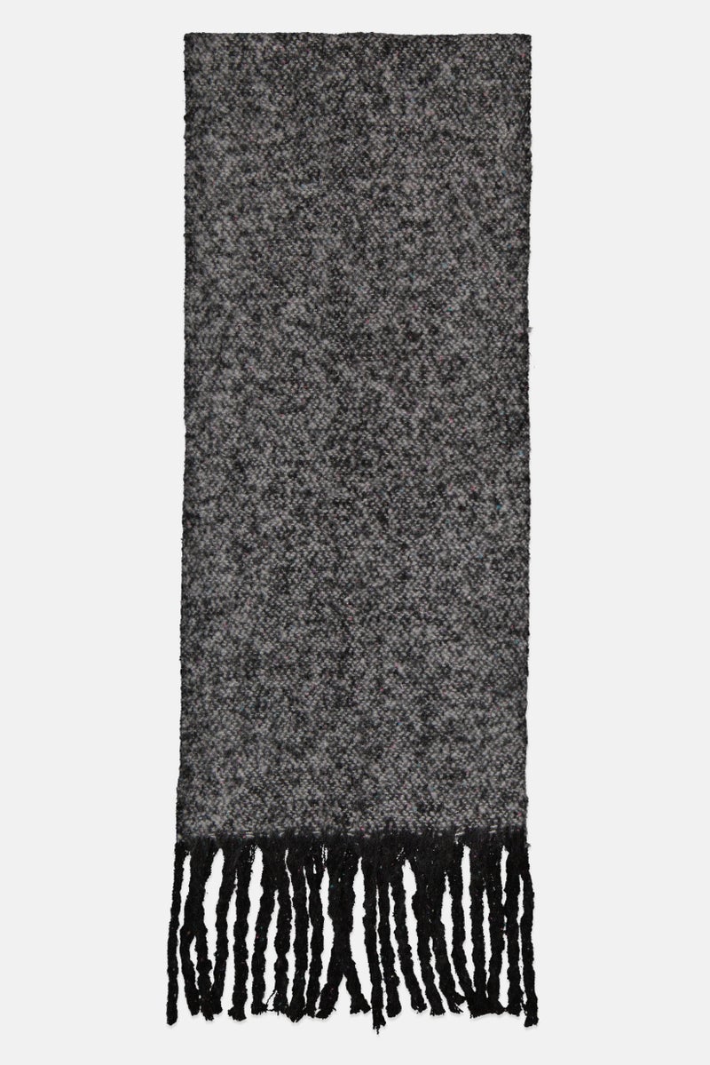 Body Glove Women Textured Thick Twist-Fringe Scarves 160 L x 34 H cm, Black - Image 2