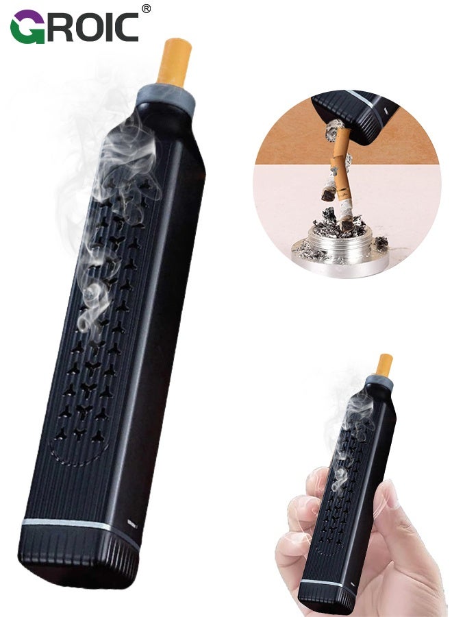 GROIC Car Ashtray,Outdoor Car Home Office Ashtray,Portable Cigarette Ashtray, Cigarette Ash Catcher For Travel, Home, Office, Car - Image 1