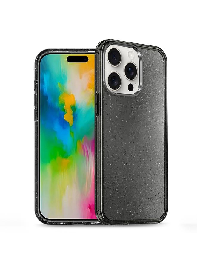 S-TOP Case For iPhone 16 Pro Max Glitter Powder TPU Hybrid PC Phone Case - Image 1