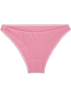 Yohannes Club Women's Cotton Basic Bikini Panties, 5-Pack, Salmon, Powder, Lilac, Navy Blue, Black  - Image 4