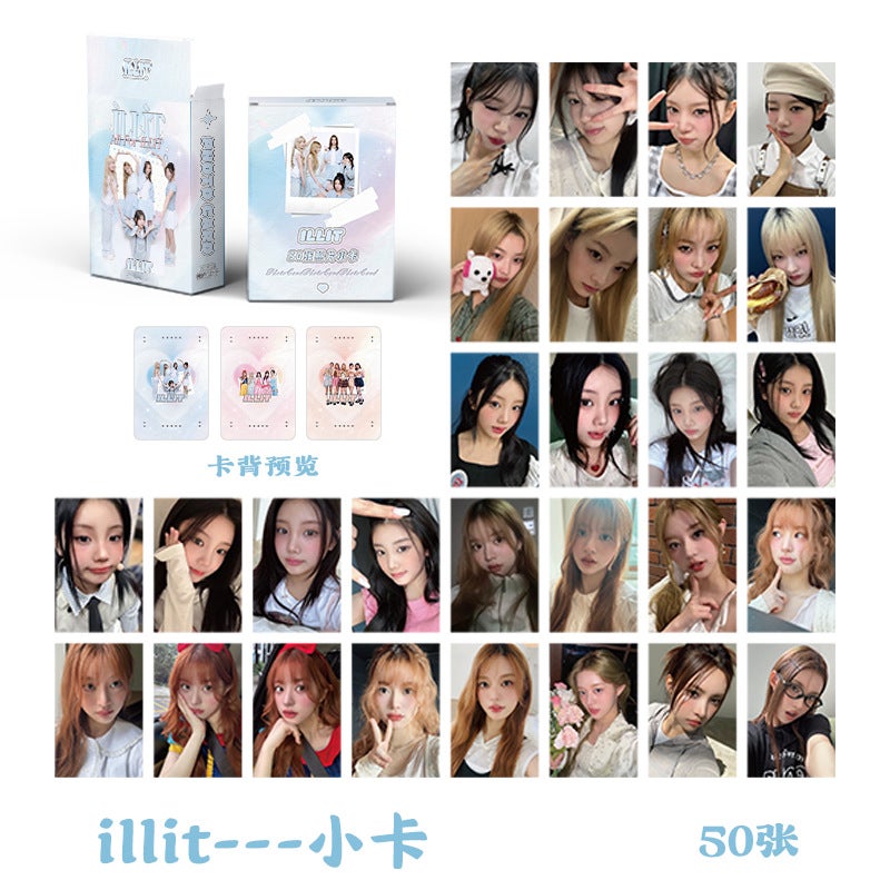 Hallyu Card Powder Ink Txt Group (G)I-Dle South Korea Star Ive Laser Lomo Album Card - Image 4