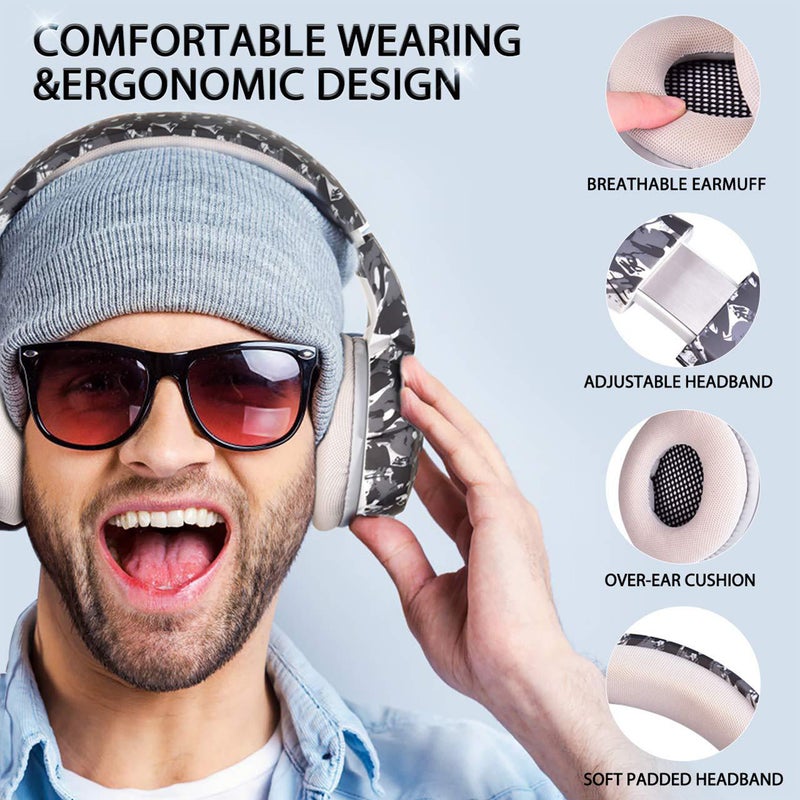 ONIKUMA K5 Gaming Headset with Microphone PC Gamer 3.5mm Stereo Headphones Noise Cancelling Over Ear Ear Cups Compatible with PS4 Gamepad New Xbox Laptop Computer - Image 4