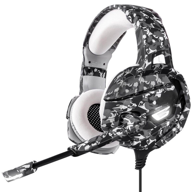 ONIKUMA K5 Gaming Headset with Microphone PC Gamer 3.5mm Stereo Headphones Noise Cancelling Over Ear Ear Cups Compatible with PS4 Gamepad New Xbox Laptop Computer - Image 1