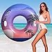 HeySplash Pool Tubes for Adult 42 Inch Large Pool Floats with Handles Inflatable Swim Rings Lounge Hawaii Fun Swim Floaties Swimming Pool Beach Lake River Party Decoration Toys Purple Sunset - Image 3