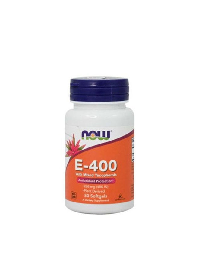 now E-400 Antioxidant Protection 50 Softgel