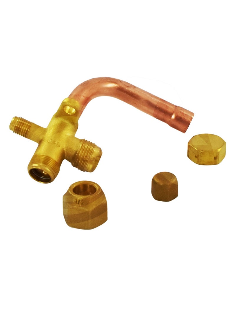 Air Conditioner Service Valve/condenser split Valve 1/2 inch L type - Image 2