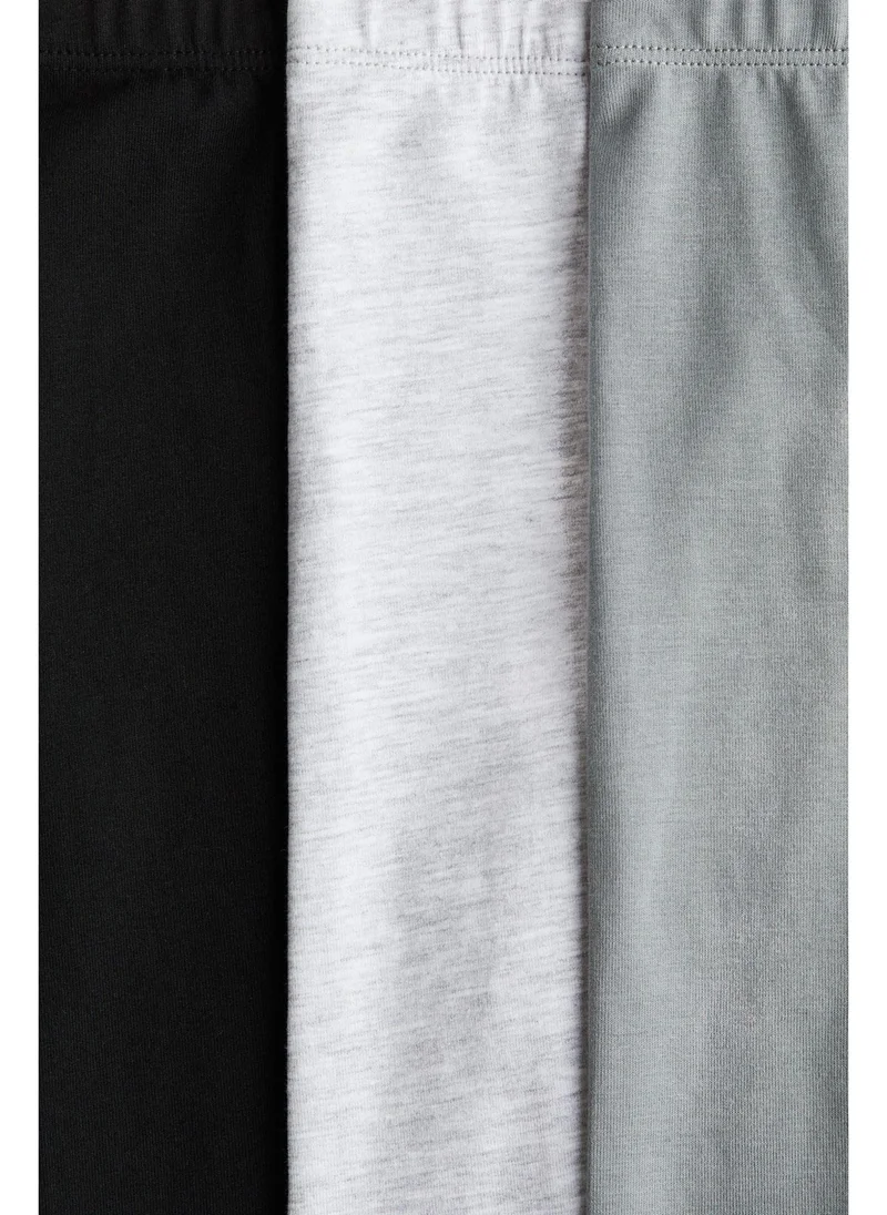 H&M 3-pack jersey cycling shorts