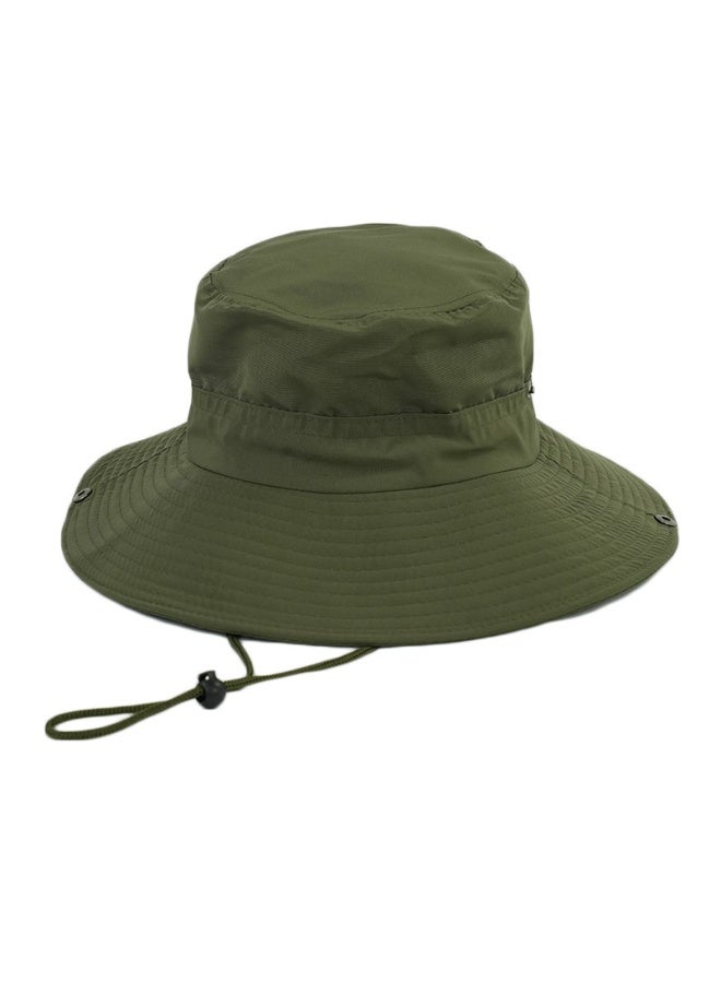 NIBEMINENT Men Women Sun Hat Cowboy Hat with Straw Wide Brim Bucket Breathable Boonie Hats for Fishing, Hiking, Garden, Beach - Image 2