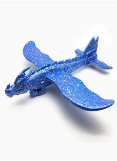 48CM Foam Plane Toy Dragon Hand LaunchThrowing AIircraft, Blue