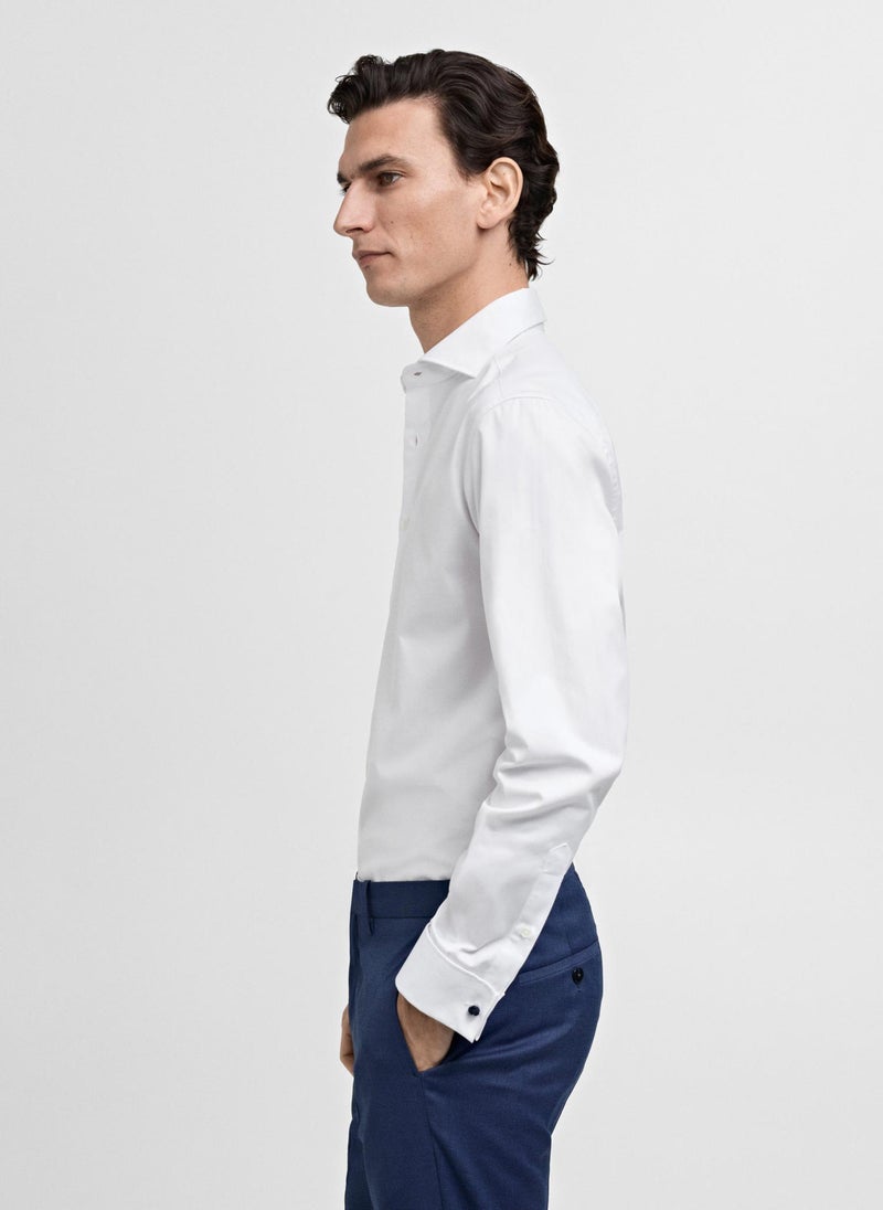 Mango Man Masnou Long Sleeve Regular Fit Shirt  - Image 3