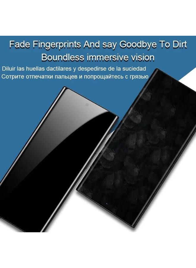 erorex 2 Plus 2 Compatible For Samsung Galaxy S24 Ultra Privacy Screen Protector Anti Spy Full Adhesive Flexible Film With Camera Lens Protector Anti Scratch Full Coverage No Bubble  - Image 2