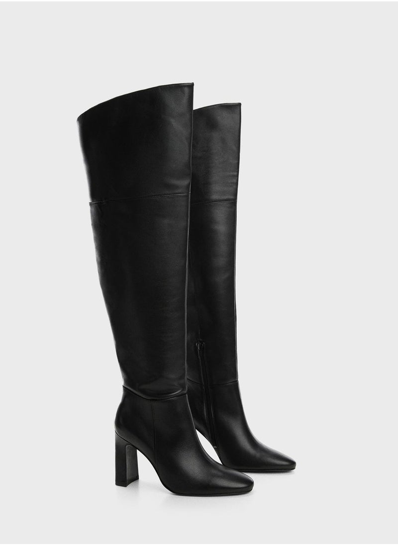 MANGO - Nebot Knee Boots - Image 1