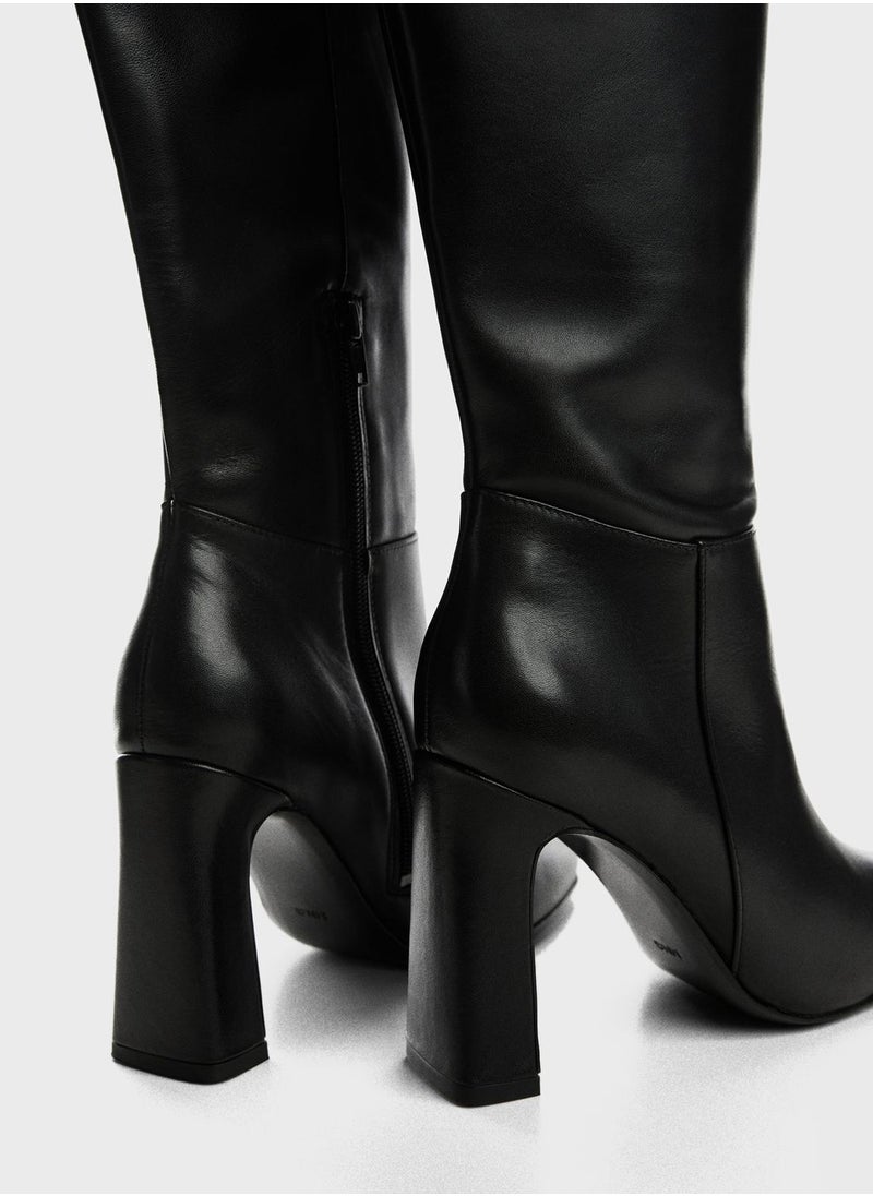 MANGO - Nebot Knee Boots - Image 1