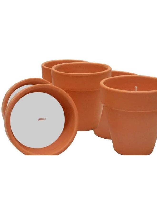 Waxworks Wax Works Citronela Candle Terracotta Pot Pack of 3  - Image 3