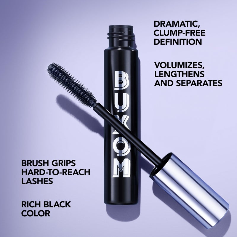 BUXOM Lash Volumizing Mascara, Blackest Black, Full Size - Image 4