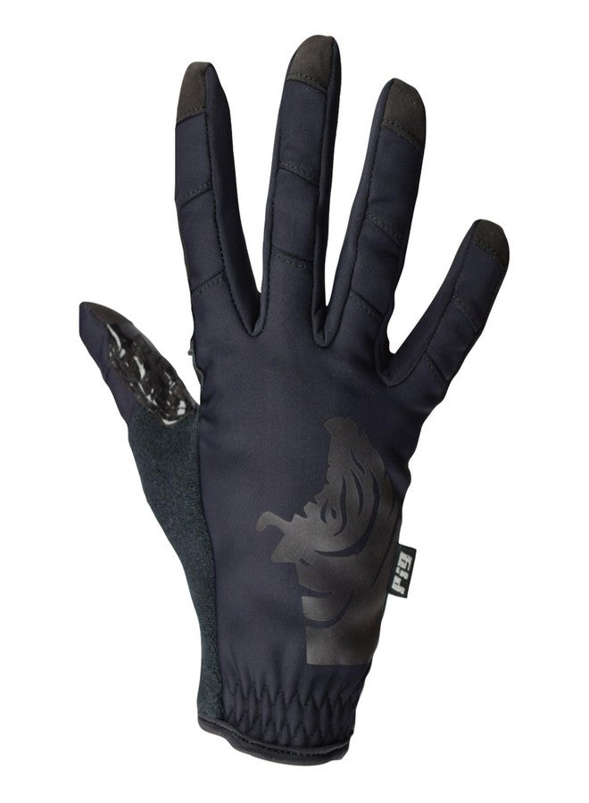 PIG Full Dexterity Tactical Cold Weather Gloves, Insulated, Touchscreen Compatible, Silicone Grip, for Shooting, 1 Pair, Black, Large - Image 1