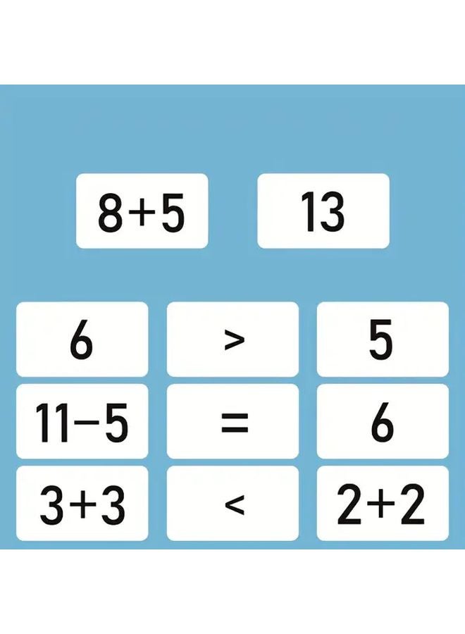 270 Pcs Addition Subtraction Math Flashcards Set For Kids Home Classroom Learning - Image 4