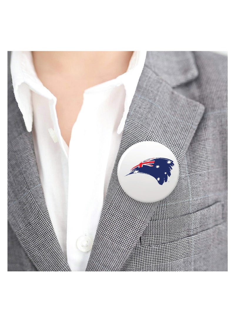 PRINTSHOP4ME Australia Day Button Badge For Jackets-Bags And Backpacks-Australia Day Pin Badge-Perfect For Parties And Events-Celebrate The Australia Day  - Image 5