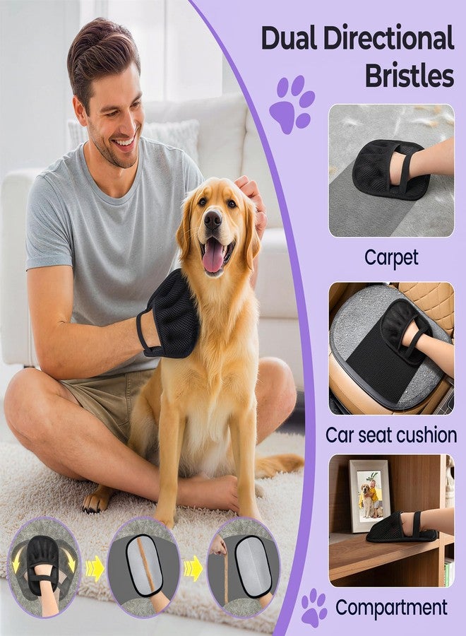 QWACVRTM Pet Hair Removal Glove for Dogs and Cats, 2026 New Upgraded Five-Finger Magic Brush Pet Hair Remover for Laundry, Electrostatic Glove for Couch, Carpet, Clothes, Car Seat - Image 3