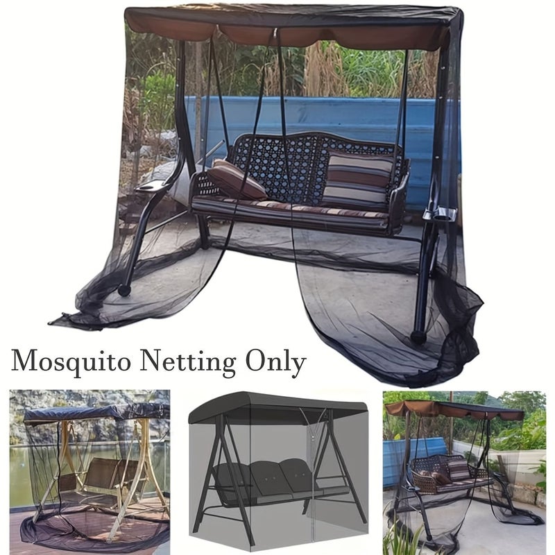 1pc Courtyard Mosquito Net For Swing Chair Outdoor Sunshade Protection Cover For Balcony And Garden - Image 5