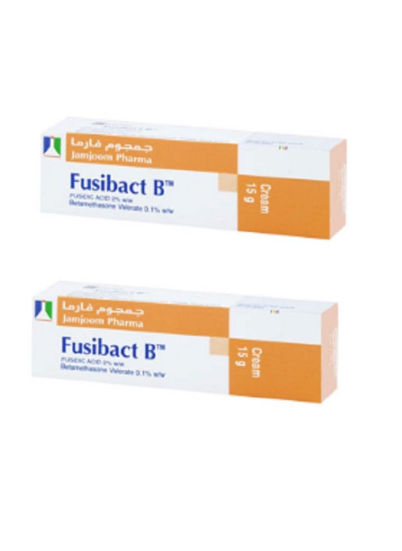 Jamjoom Medical solution Fusibact B Cream 15g Pack Of Two 
