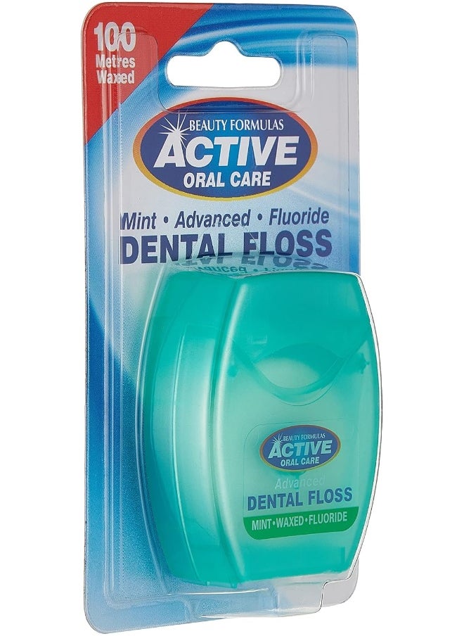 BEAUTY FORMULAS BEAUTY FORMULAS ACTIVE.ADV.MINT.WAXED+FLUOR.100M FLOSS  - Image 3
