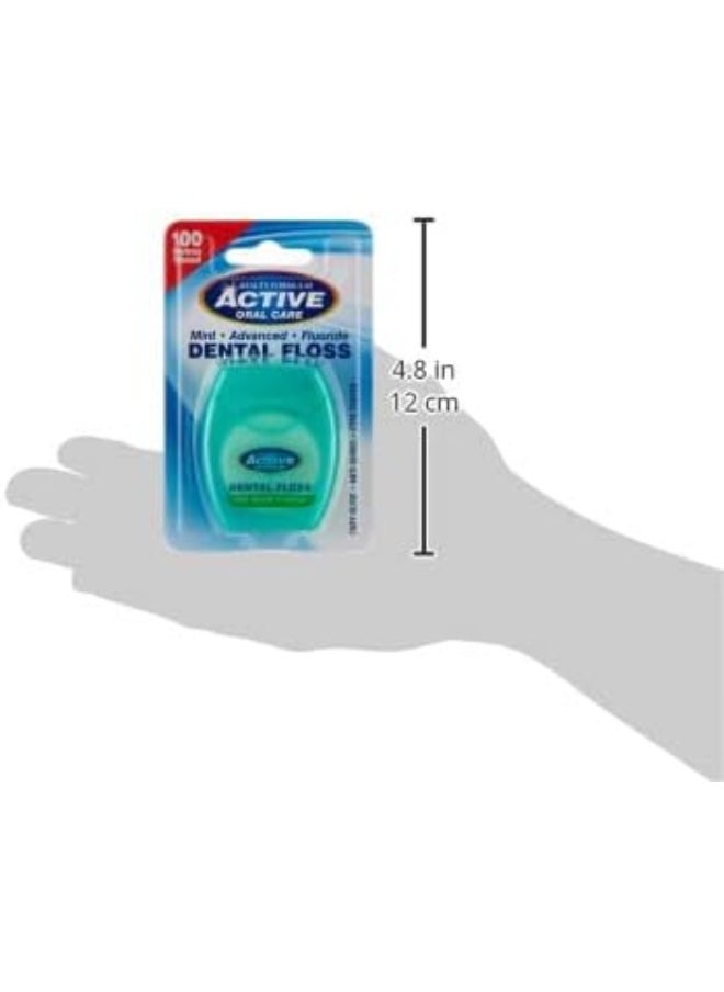 BEAUTY FORMULAS BEAUTY FORMULAS ACTIVE.ADV.MINT.WAXED+FLUOR.100M FLOSS  - Image 4