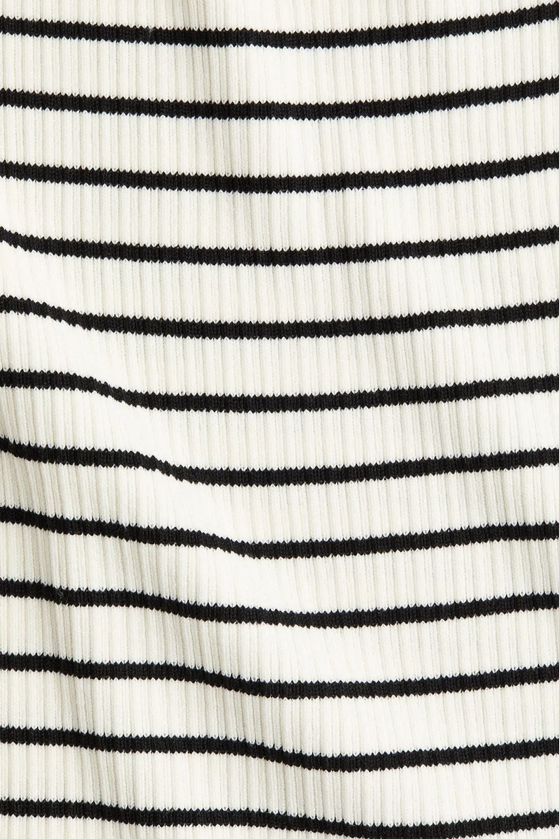 H&M Rib-knit bandeau dress