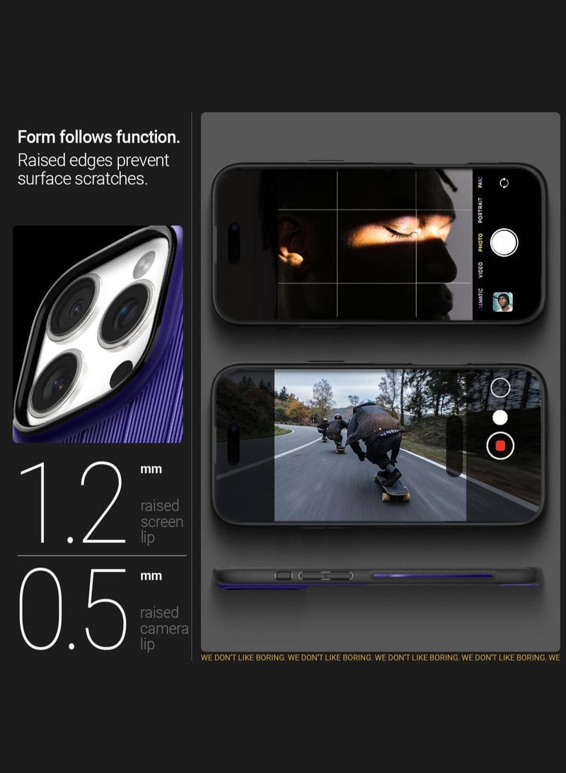 Caseology Dual Grip Mag for iPhone 16 PRO MagSafe Case Cover Mil Grade - Cobalt Blue - Image 5