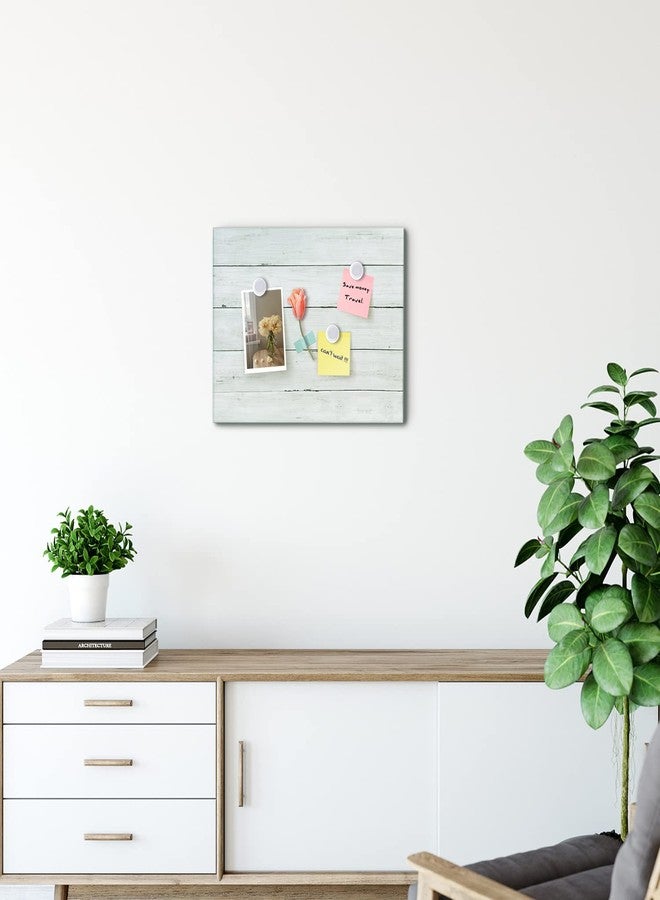 Aitakatta Wooden Planks Print Magnetic Surface Dry Erase Board, 12 x 16 inches Decorative White Board for Wall with Design, Frameless Dry Erase Board for Wall（Plank,4030,1pc） - Image 5