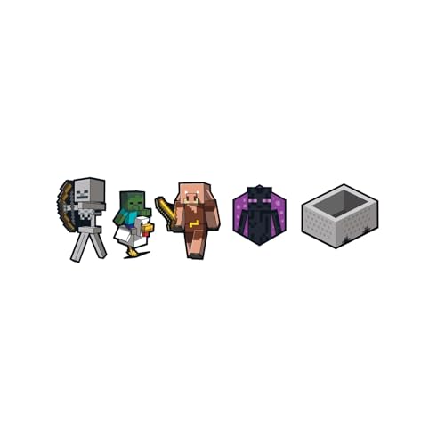 Crocs Unisex Jibbitz Characters, Minecraft 2, 5 Pack - Image 1