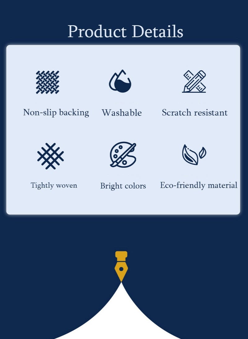 LOL Jinx Mouse Pad 800MM*300MM*4MM Full Desk  LOL Jinx Mousepad Extended Large Non-Slip Rubber Base Waterproof Big Keyboard Mat with Stitched Edges for Gaming and Office - Image 3