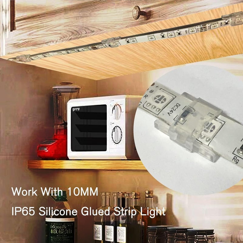 ATB - LED Strip Light Self-Adhesive Mounting Brackets and Clips,LED Strip Light Holder 100pcs (101) - Image 4