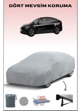 Breen Tesla Model Y Compatible Car Cover, Car Cover, Waterproof and Sunproof Car Tent  - Image 1