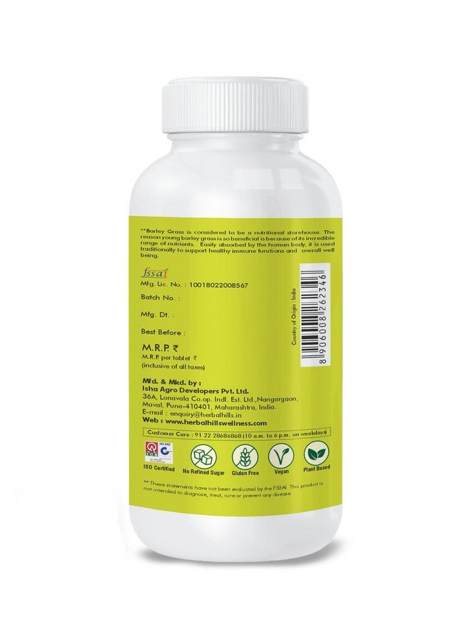 HERBAL HILLS أقراص عشب الشعير من هيربال هيلز 120 قرص - Image 3