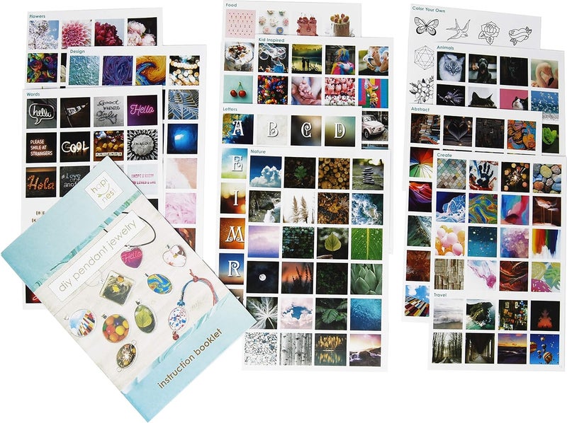 Hapinest Jewelry Making Kit for Girls Arts and Crafts Gifts Ages 8 9 10 11 12 Years Old and Teens - 11 Charm Pendants, 9 Necklaces, 2 Bracelets - Image 3