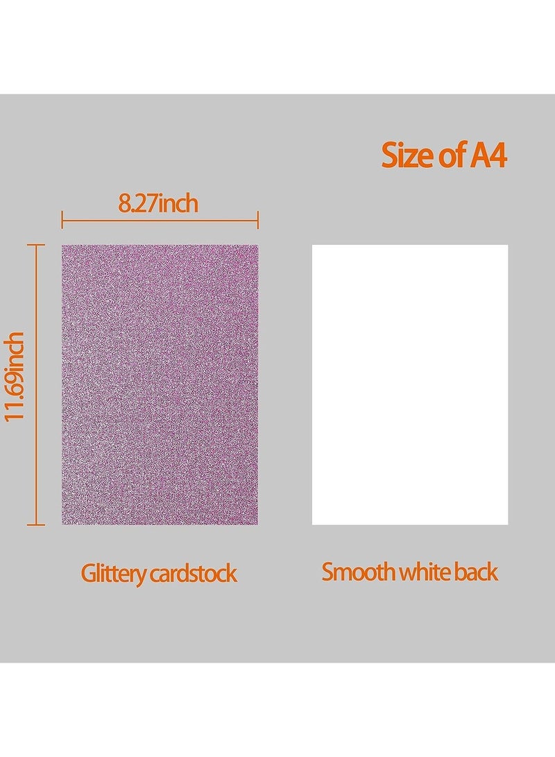  طائرة ورقية ورق كرتون براق، 20 ورقة، 20 لون، ورق ملون ممتاز مقاس A4، 250 جم/م². - Image 3