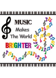 Music Notes Border Decor - 108Pcs Back To School Music Notes Bulletin Board Set Music Makes The World Brighter Cutouts Piano Border Trim Preschool Classroom Chalkboard Wall Decoration Supplies - pzsku/Z549838B33AAC298D0E1CZ/45/_/1735214698/2d01c3a0-c973-4ae5-8446-0930c5e72ce5