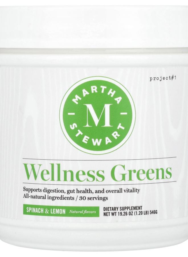 Martha Stewart Wellness Wellness Greens Spinach & Lemon 19.26 oz (546 g) - Image 1