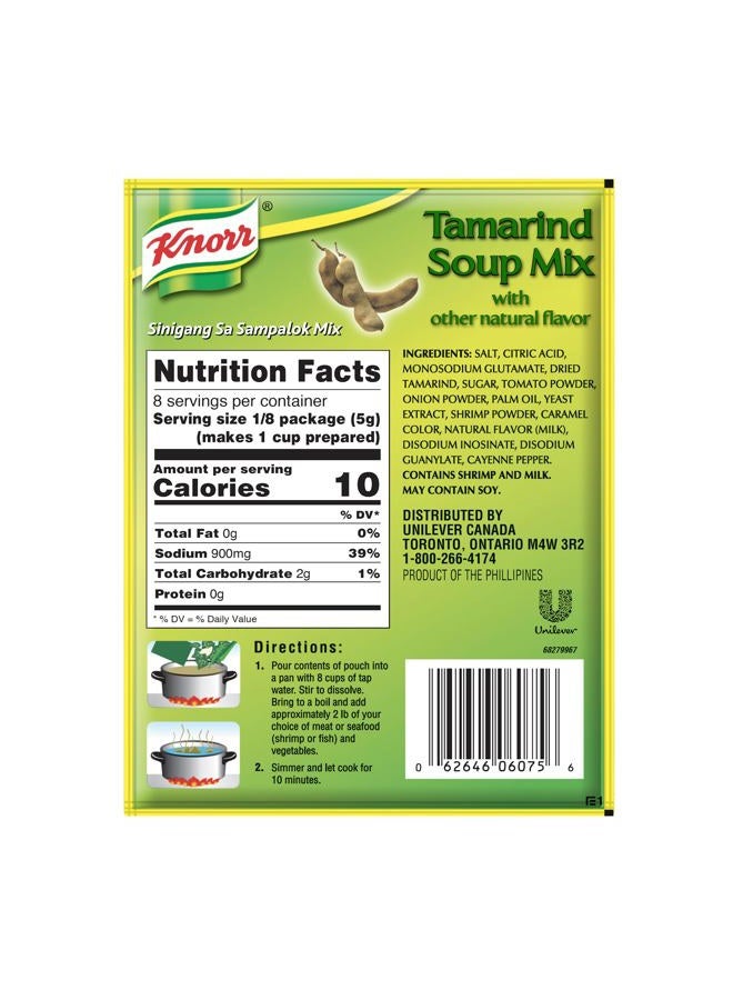 Knorr Tamarind Soup Mix (Sinigang sa Sampalok Mix), 1.41oz (40g) (3) - Image 3