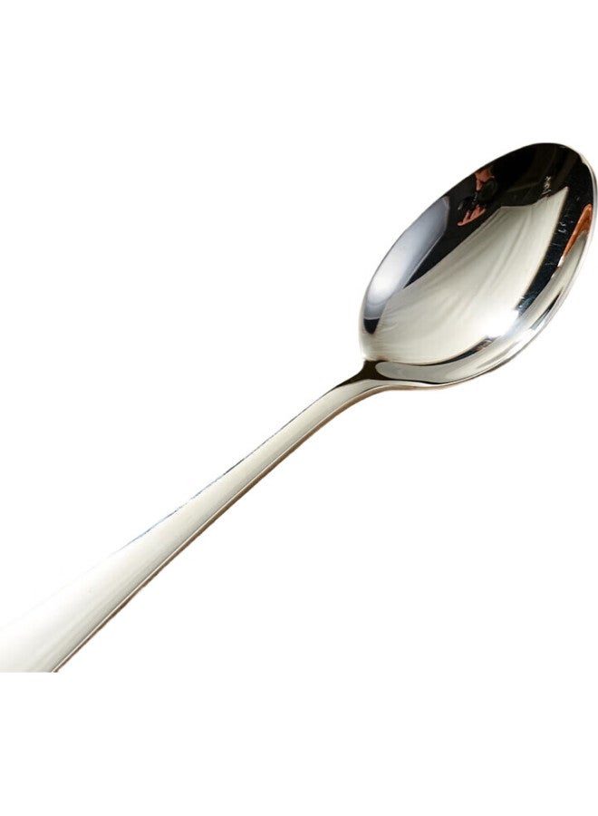 JD.com Jingzao 304 Stainless Steel Western Dinner Spoon, Ice Cream Spoon, Main Course Spoon, Household Pointed Rice Spoon, Tablespoon, 2-Piece Set - Image 2