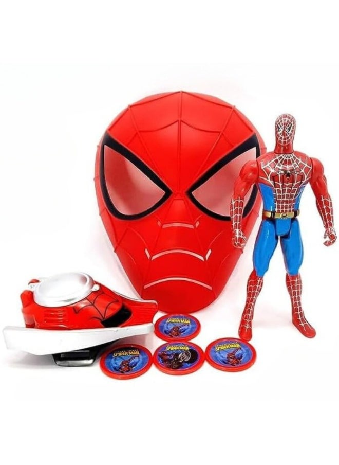 TOY GARDEN Spiderman with Mask Avengers Hero Action Figure Combo Pack, Multicolour – 12x8x7 cm  - Image 1