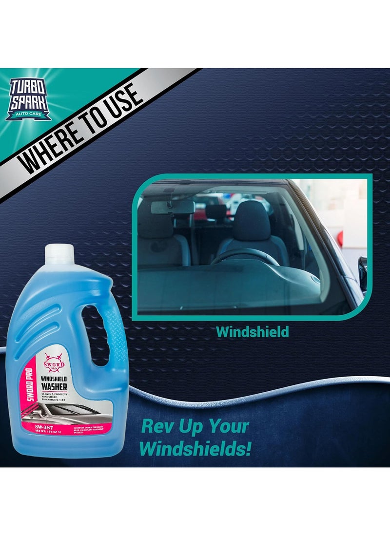 SWORD PRO SW387 Windshield Washer Concentrate - 5L for Clean and Protected Windshields - pzsku/Z549871EB549AB853A002Z/45/_/1707828991/b56915fb-686f-40d1-9b58-508b333f71c0