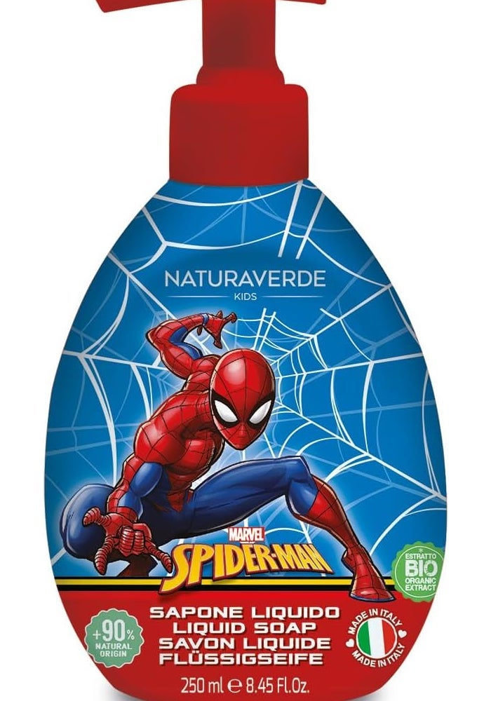 Naturaverde Marvel Spiderman Liquid Soap with Organic Oat Extracts - 250ml