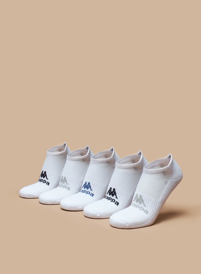 Kappa Logo Detail Ankle Length Socks - Set of 5 - Image 1