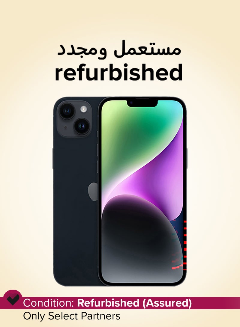 Apple Refurbished - iPhone 14 Plus 128GB Midnight 5G With FaceTime - USA Version (e-SIM only) - Image 1