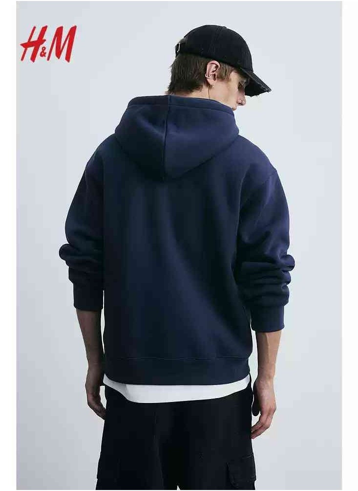 H and M - HM New Casual And Fashionable Loose Printed Hoodie - Image 1