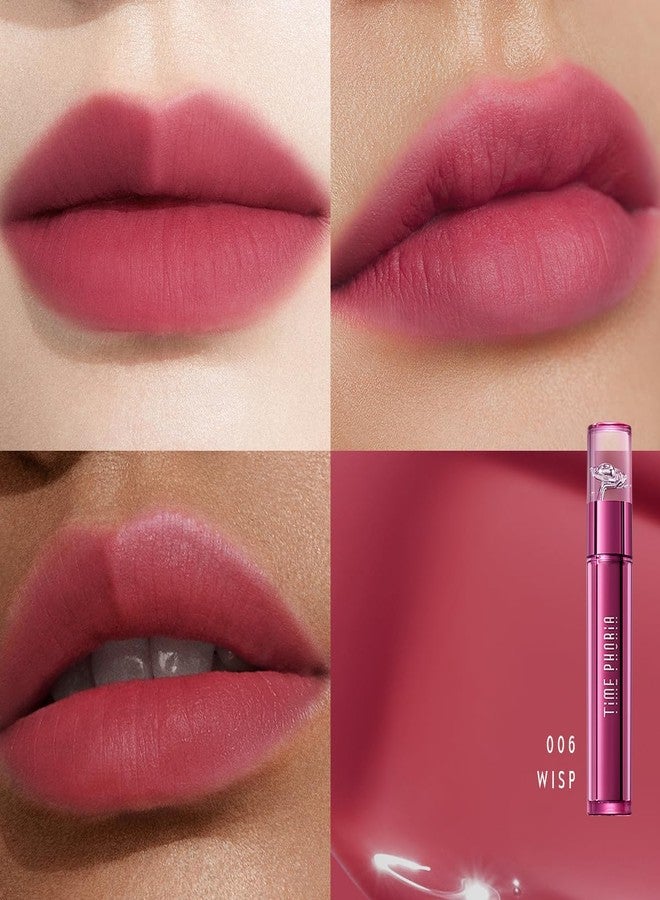 TIMEPHORIA Altera Blurring Tint Lip Stain 006 Wisp, Muted Pink Glossy to Soft Matte Finish, Blur Lip Lines, Weightless No-Sticky Airy Velvet Texture, Vibrant Hydrating Long-Lasting Lip Makeup - Image 3